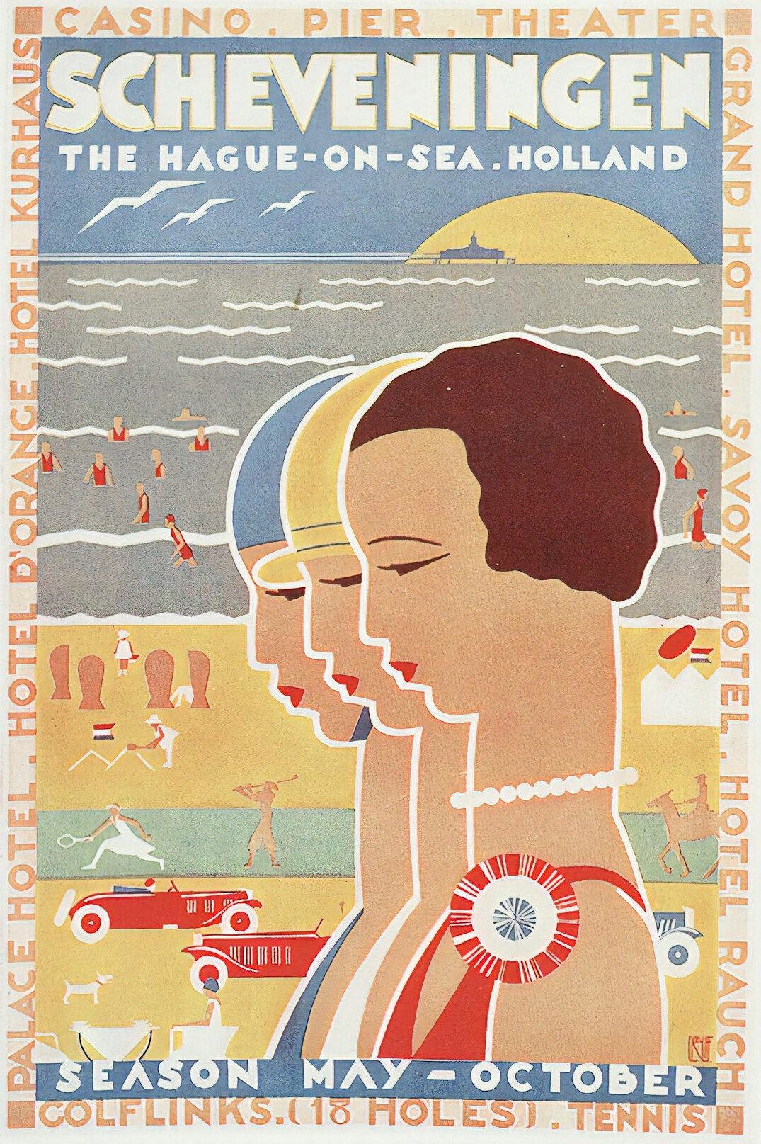 1920s art deco fashion ad